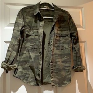 Camo FOREVER21 Long Sleeve